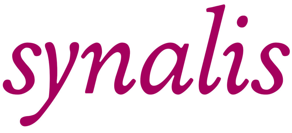 A close up of a logo