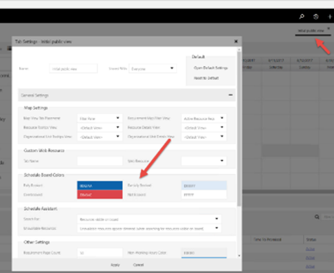Configurable Colors on Resource Summary Rows