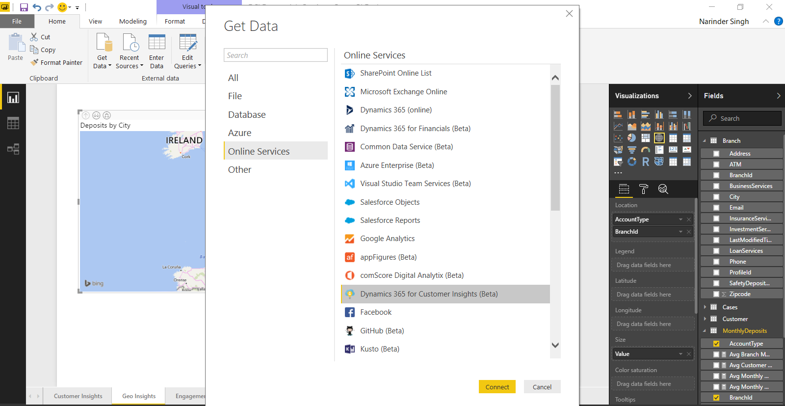 Connect to DCI