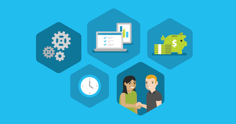 illustration of customer process