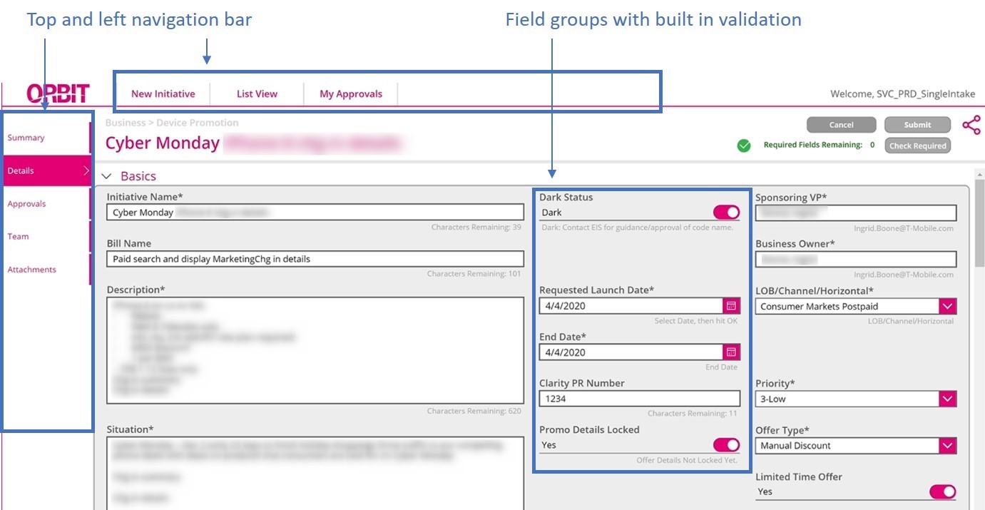 Canvas components screenshot