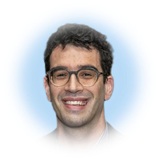 a man smiling