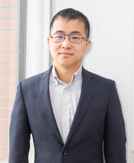 a man wearing glasses
