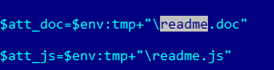 Attachment variables