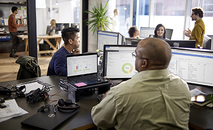 Image of an IT office