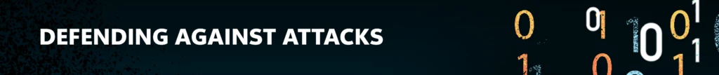 A white text on a black background