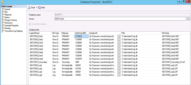 Database Properties