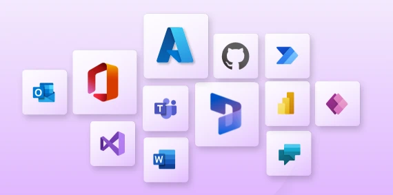 Microsoft logos