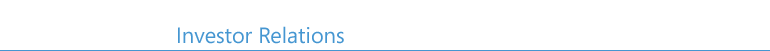 Investor Relations