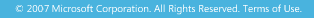(c) 2006 Microsoft Corporation.  All rights Reserved.  Terms of Use.