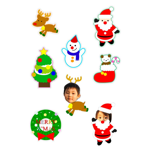 シール (クリスマス) 画面スライド-1