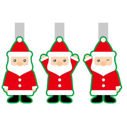 クリスマスかざり (サンタ) 画面スライド-2