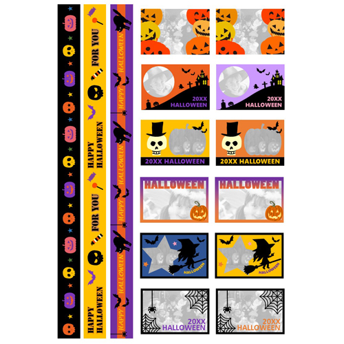 ハロウィン シール 画面スライド-3
