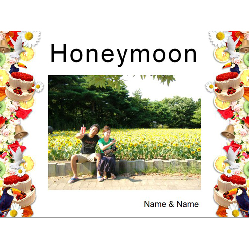 フォト ムービー (ウエディング・ポップ) 画面スライド-1