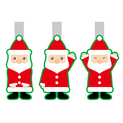 クリスマスかざり (サンタ) 画面スライド-3